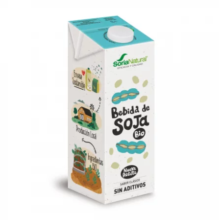 Bebida de soja ecologica Bio Soria Natural 1L