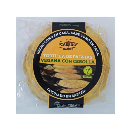 Tortilla de Patatas Vegana con cebolla 600 gr